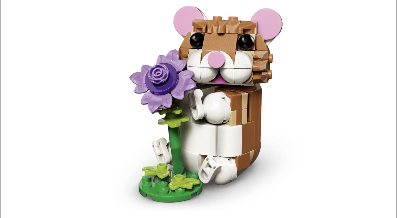 LEGO® Hamster with Flower set (31376)