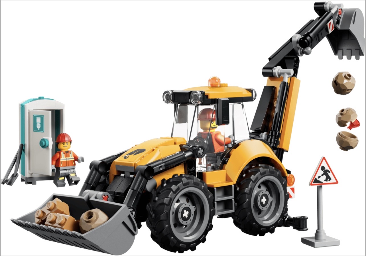 LEGO® Backhoe Loader set (60480)
